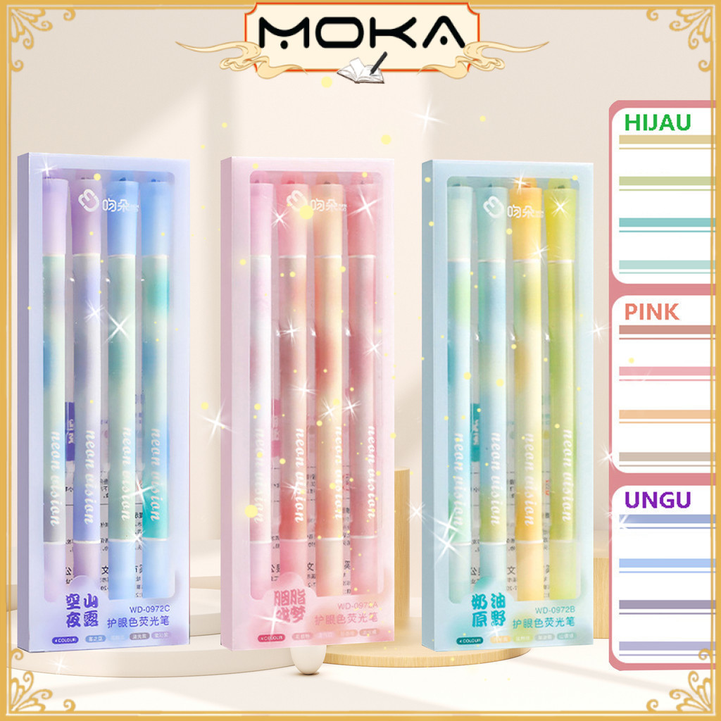

MOKA STABILO DAN SPIDOL 2IN1 WARNA PASTEL GRADASI MOTIF TIE DYE AESTHETIC MKP43