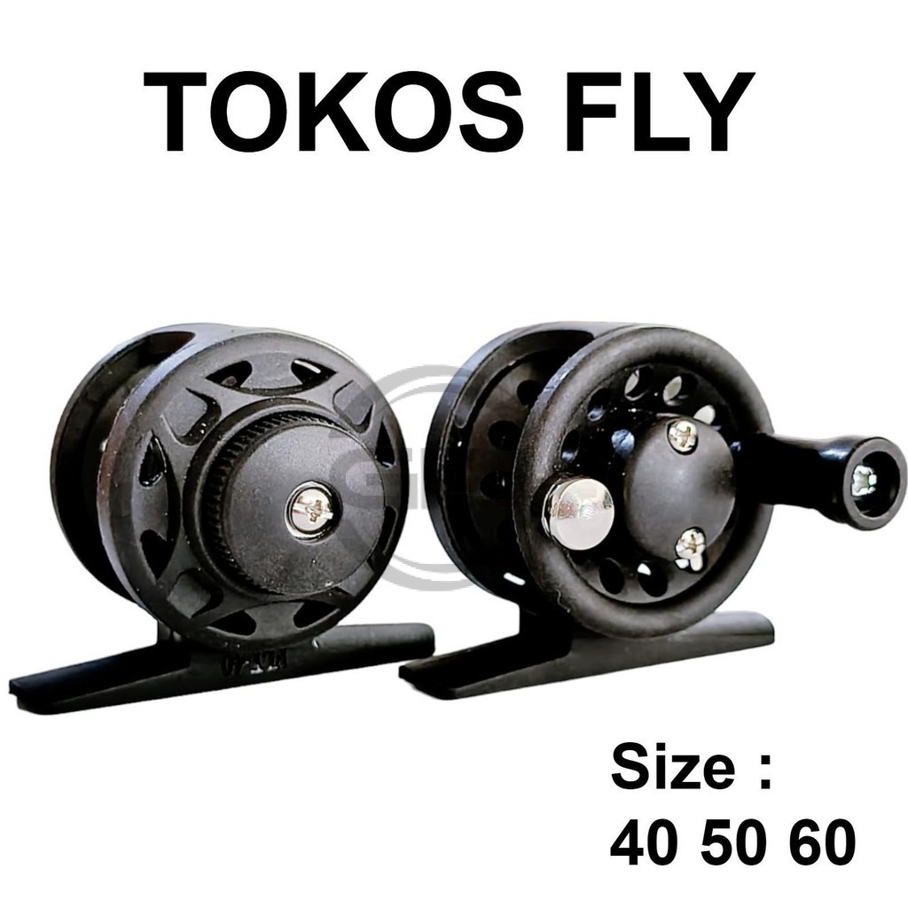 GPJ Reel Tokos FLY 40 50 Fly reel mini-tokos mini.gulungan senar.reel senar . GPJ Fishing