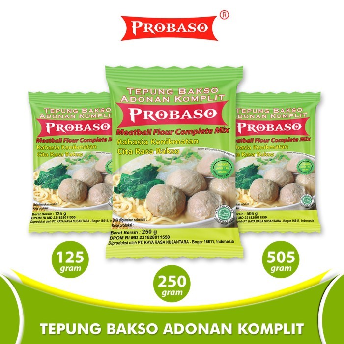 

Probaso Tepung Bakso Adonan Komplit 505gr - 505gr