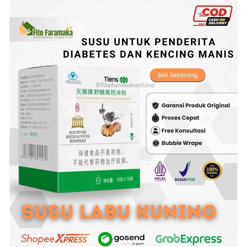 

SUSU LABU KUNING CINA DIABETES SHUTANG CALSIUM POWDER ORIGINAL SEGEL MEMBANTU MENURUNKAN GULA DARAH