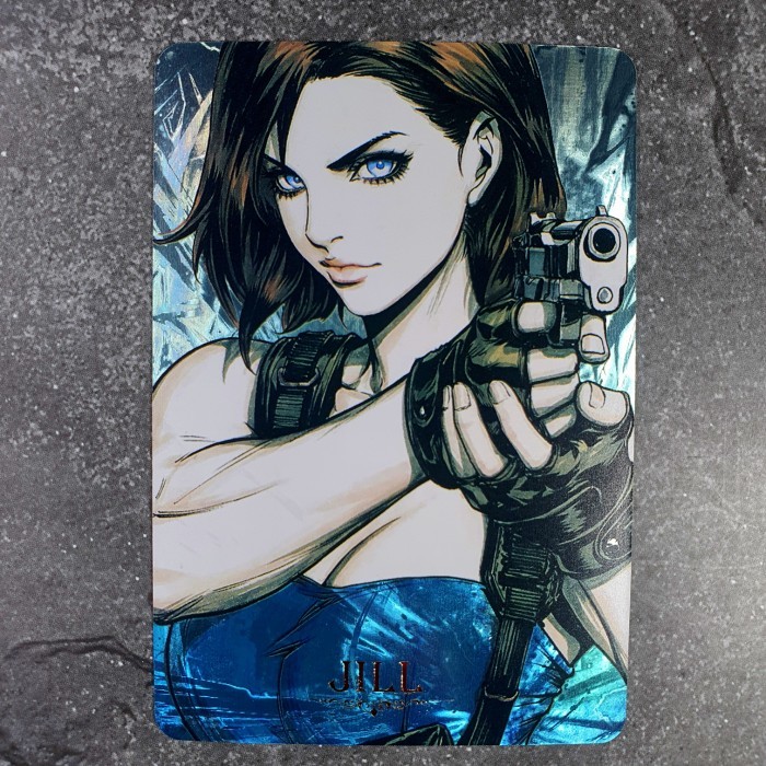 KY562 Lot 2 Kartu Artgerm Carddass Masters Jill Valentine Ada Wong Hologram
