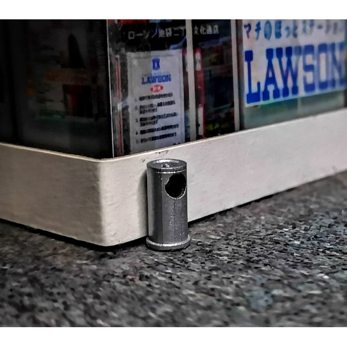 Miniatur Tong Tempat Sampah4 Diorama Diecast Unpainted