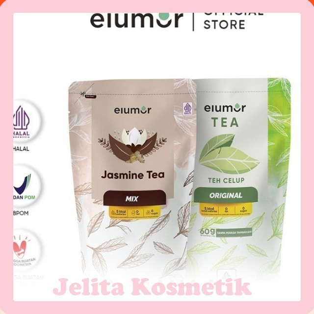 

ELUMOR SLIMING TEA TEH CELUP 60GR ISI 30 original