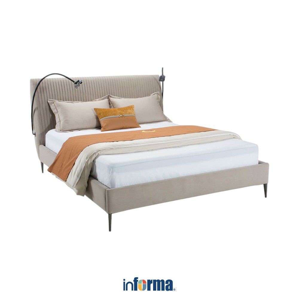 Informa 180x200 cm Marcie Tempat Tidur - Cokelat Bed Ranjang Kasur Perabot Tidur Furniture Dipan Ran