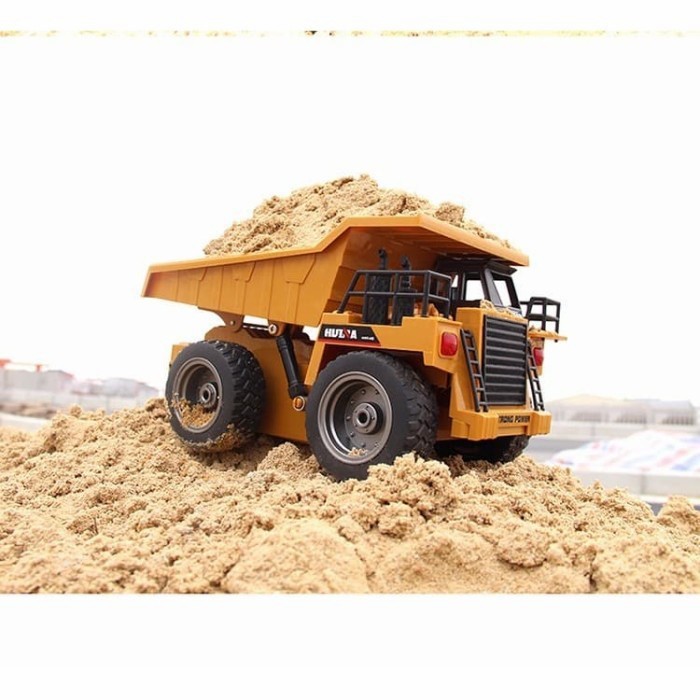 Promo Mainan Truk Remot Kontrol - Mainan RC Truk Dump Pasir Remote Control