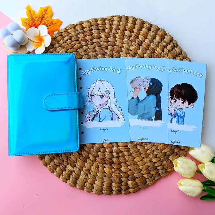 

Terbaru [10 Ziplock] Paket binder nabung COMBO versi binder kulit + Bonus 3 set saving pouch ( khusus live) - holo biru, combo 10 Ziplock