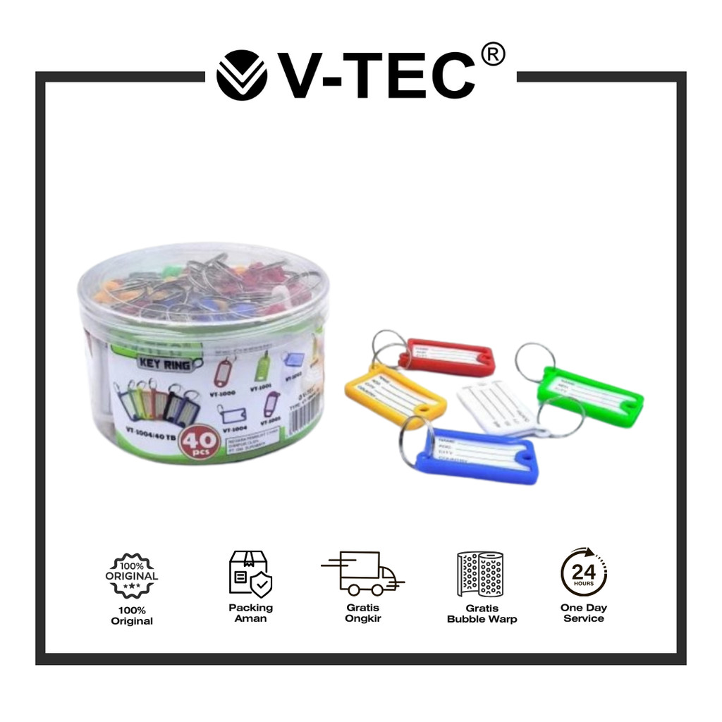 

V-TEC KEYRING VT-1004 ISI 40 PCS PER PAK