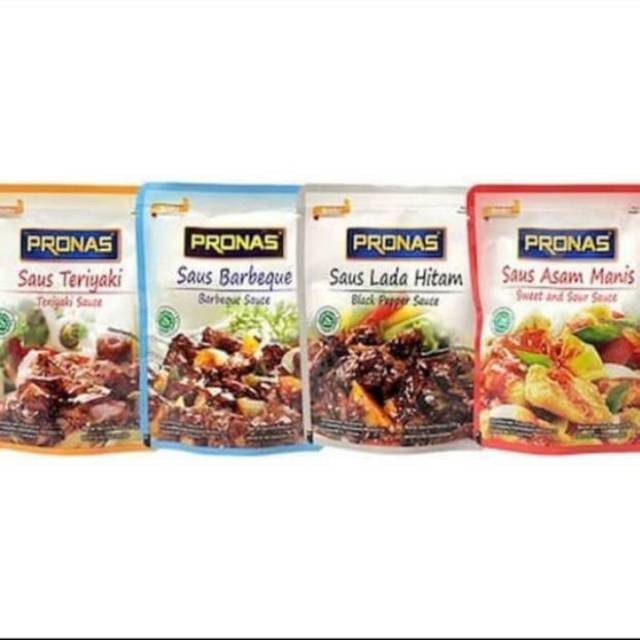 

Pronas saus lada hitam /teriyaki /barbeque 175 gram - ABO