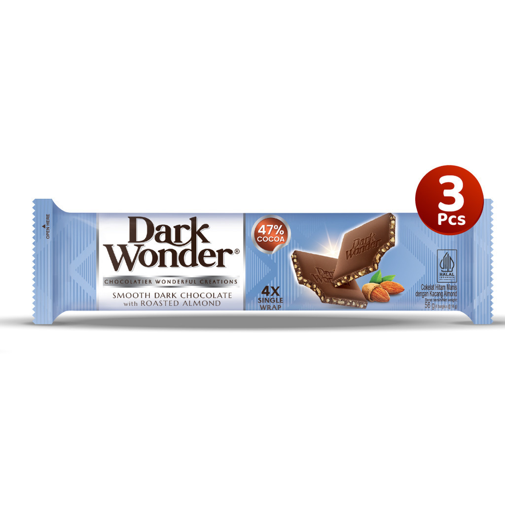 

Paket 3 Cokelat Dark Wonder Bars