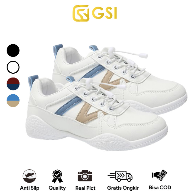 PROMO GSI Hansoo Sepatu Sneakers Kasual Sporty Trendy Wanita 1347