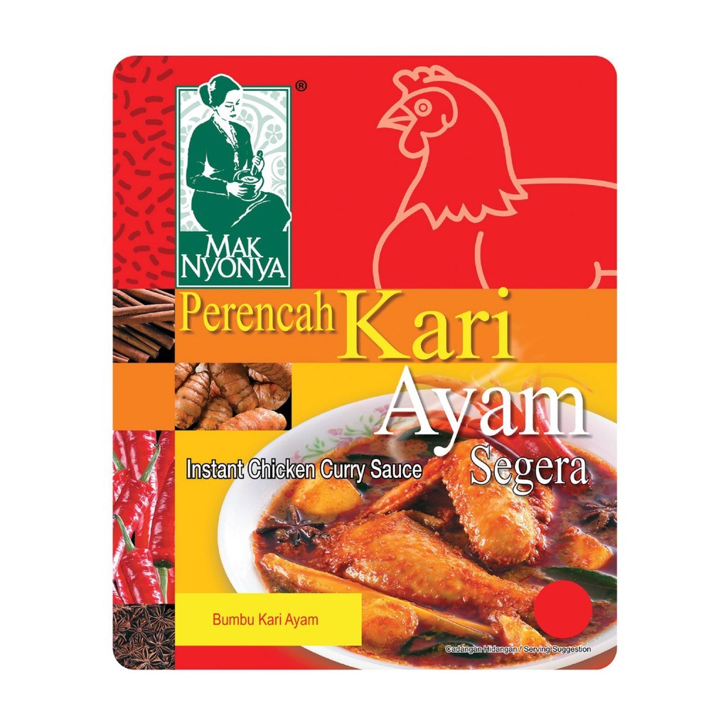 Bumbu Mak Nyonya Kari Ayam 100 gr - Chicken Curry Sauce