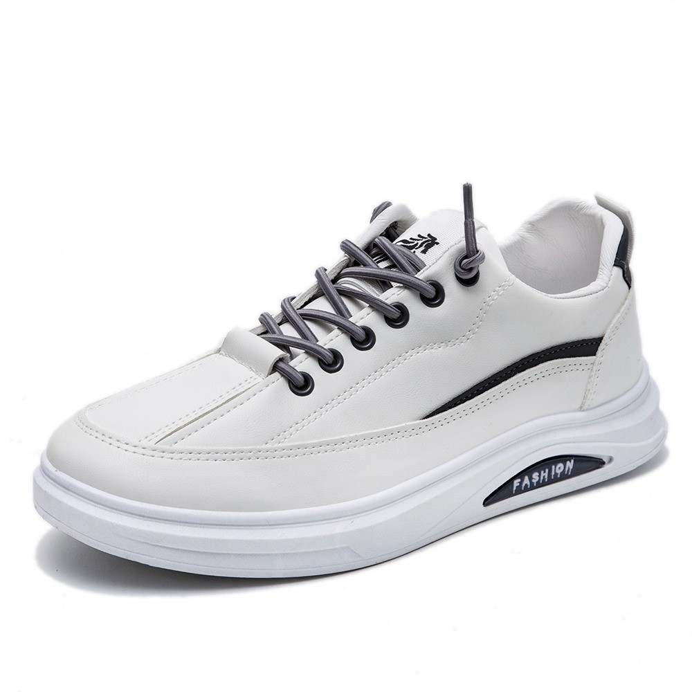 LV0322 Sepatu Sneakers Pria Sepatu Sport Hitam Pria