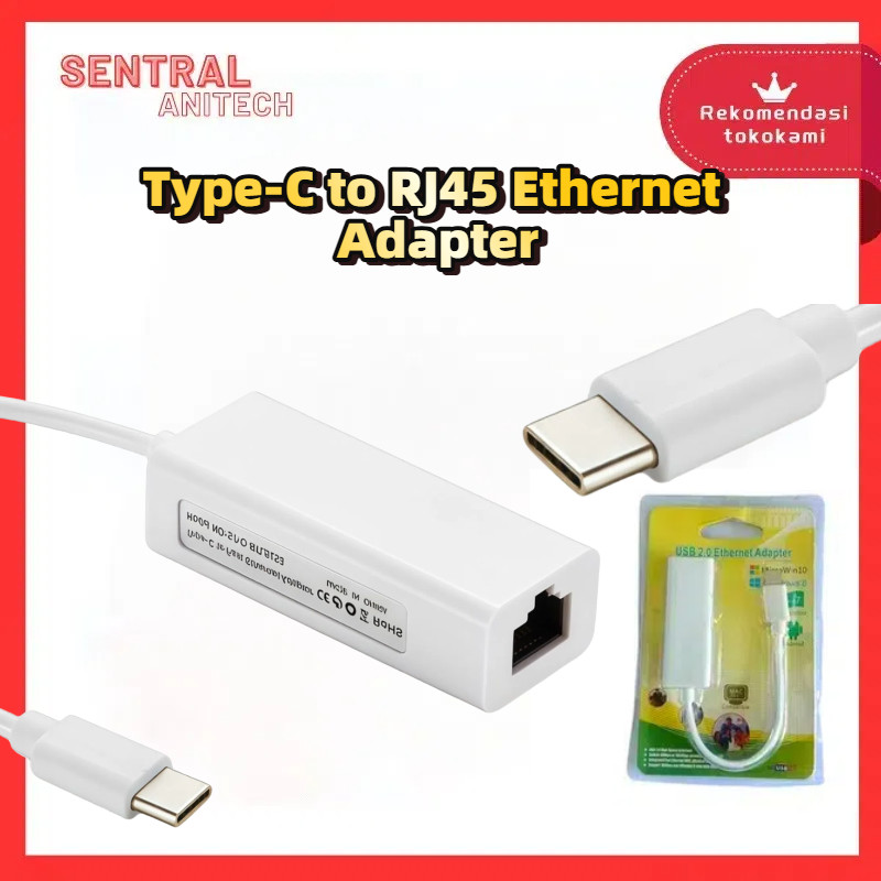 Usb 2.0 to ethernet Rj45/TYPE C  to ethernet Rj45