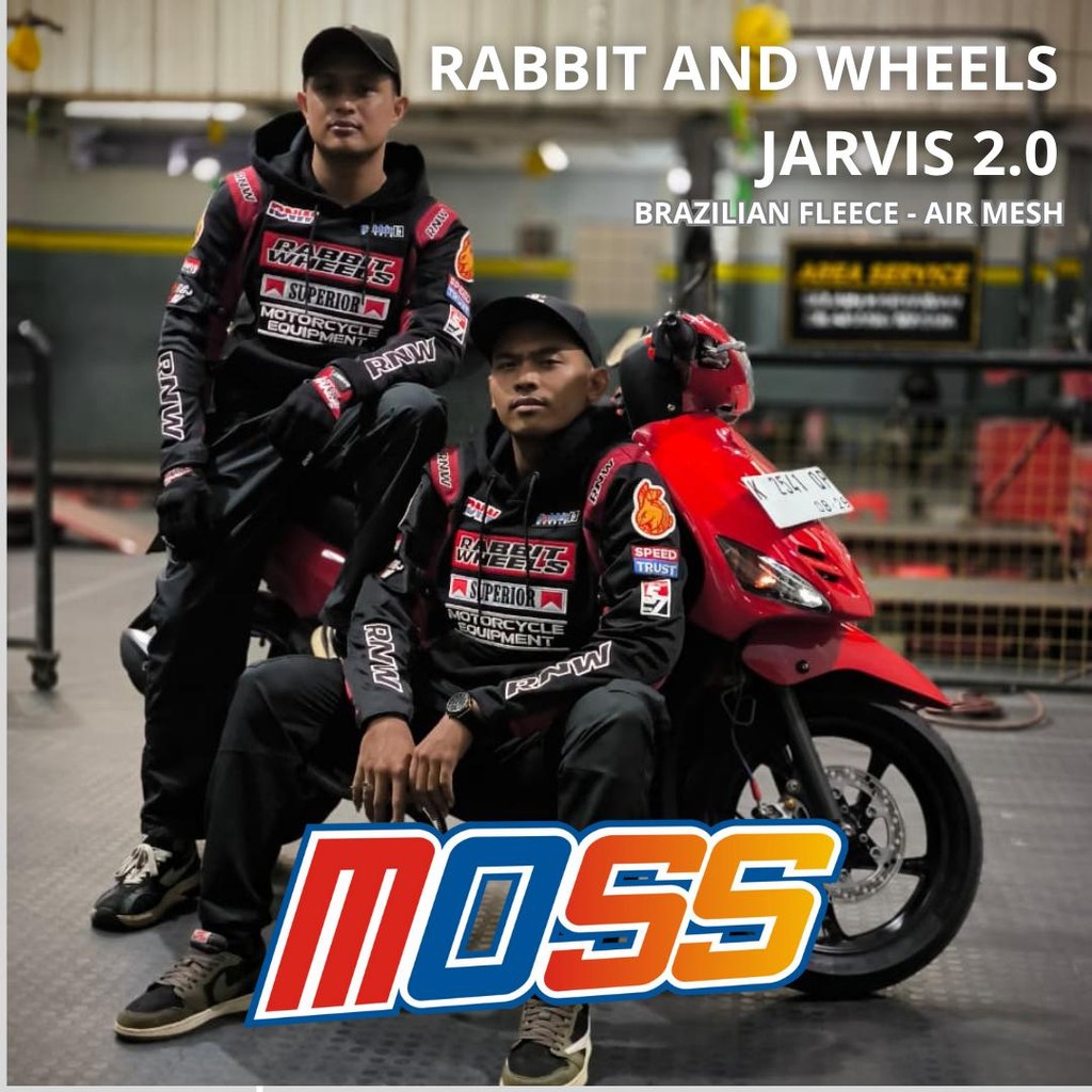 RABBIT AND WHEELS JARVIS 2.0 HOODIE MOTORSPORT | JAKET RIDING | JAKET PROTECTOR | ORIGINAL