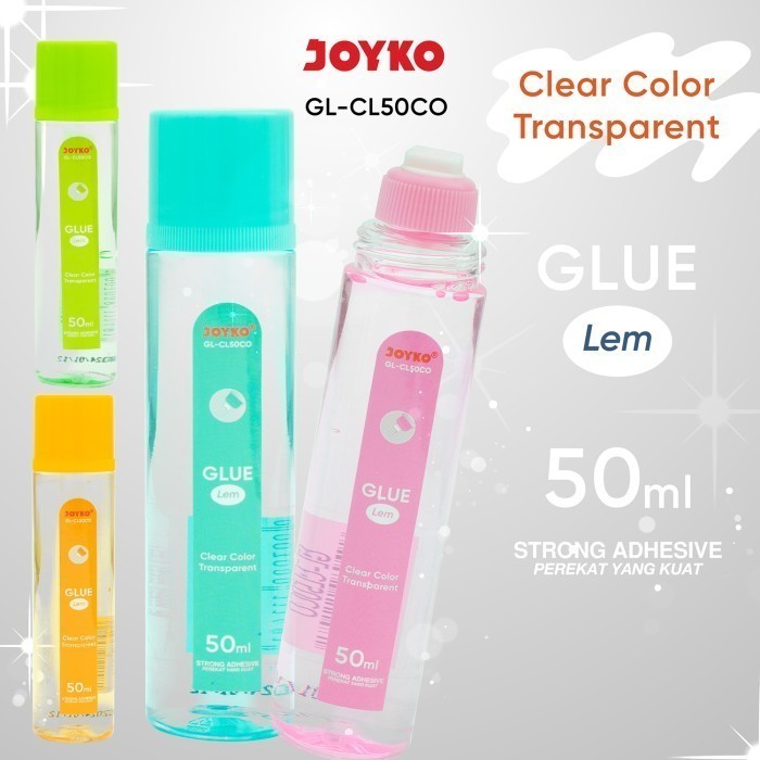 

Liquid Glue Lem Kertas Cair Joyko GL-CL50 50ml