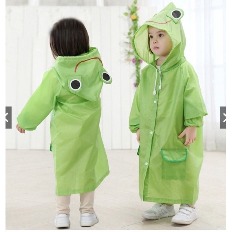 Toserba Makassar153 - KRUCIL Jas Hujan Anak Hoodie Motif Karakter Animal Jas Hujan Lucu Motif Binata