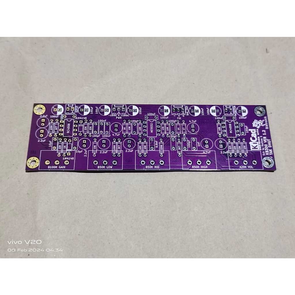 DIJUAL pcb kb300 dobel layer  tone control kendang clone peavey  kb300 ampli kendang kb300 kb 300 em