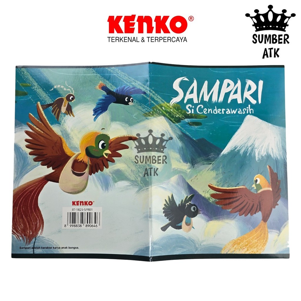 

BUKU TULIS BOXY 38 Lembar BT-1825-36SPR SAMPARI Si Cenderawasih Catatan Bergaris Ruled Notebook