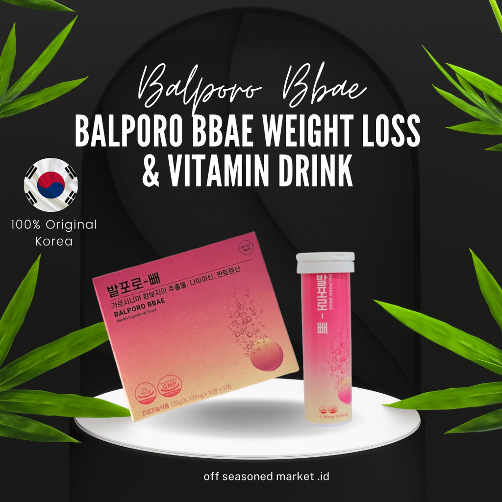 [READY - New Season] Balporo Bbae Korea/Balporo Bbae Original Korea/ Minuman diet/Minuman diet Korea