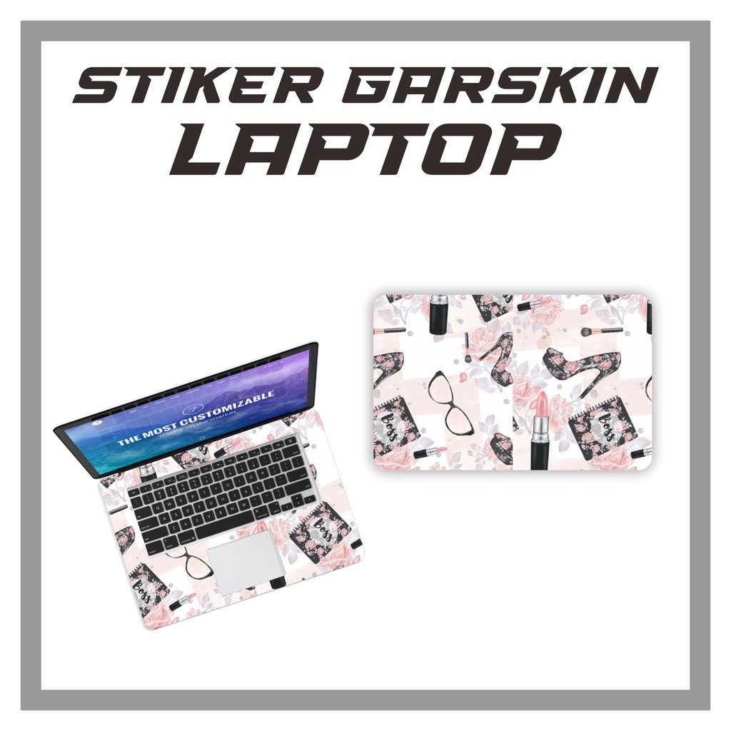 Sticker Laptop Aesthetic Cover Protector Notebook Skin Garskin Cute Minimalis Pelindung Laptop Lenov