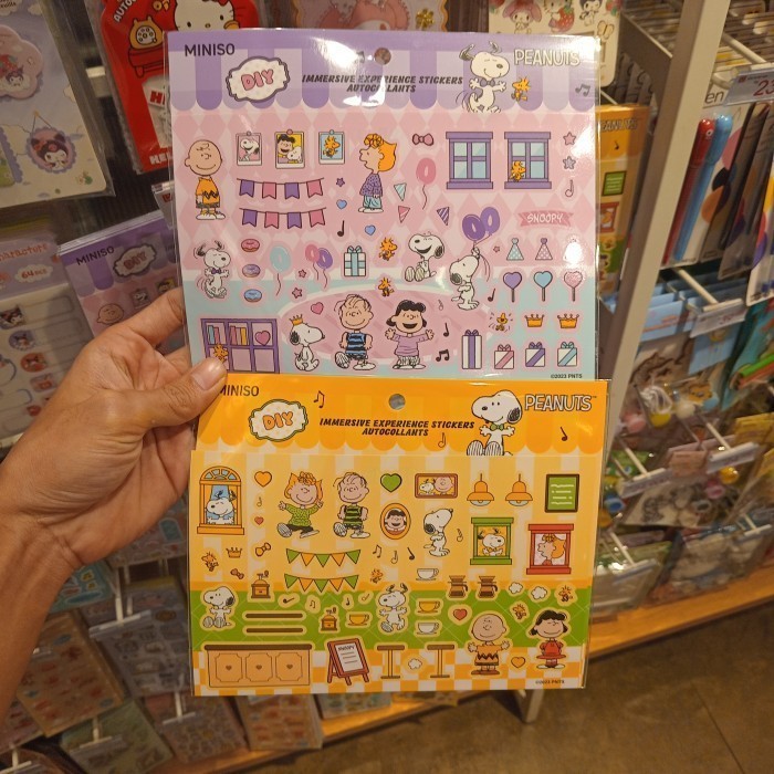 

MINISO Snoopy Celebrate Experience Sticker - Stiker Lucu Karakter Snoopy - Mainan Anak Dan Dewasa