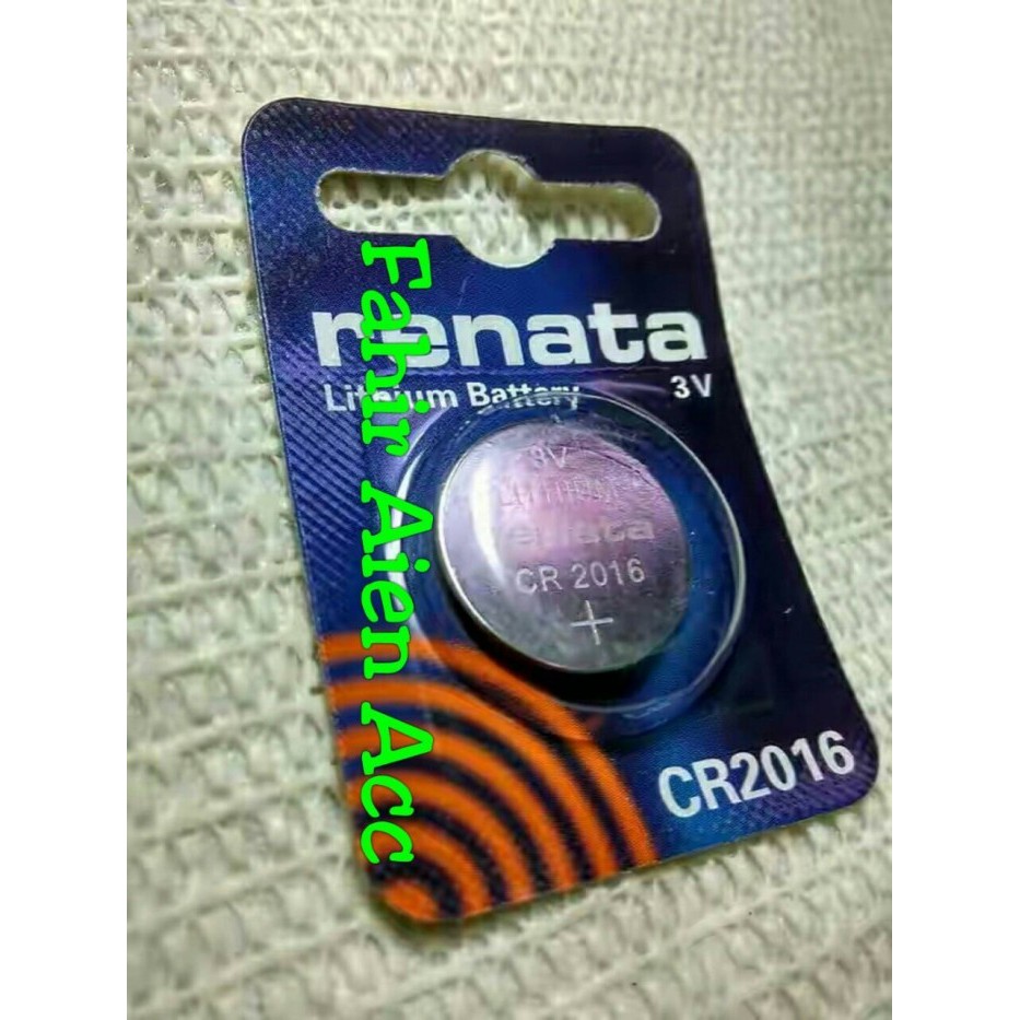 RENATA Baterai Batre ORIGINAL RENATA CR2016/Baterai Jam Tangan DLL