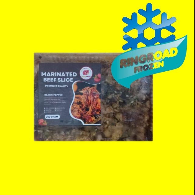 

JUICY MEAT MARINATED BEEF SLICE BLACK PEPPER