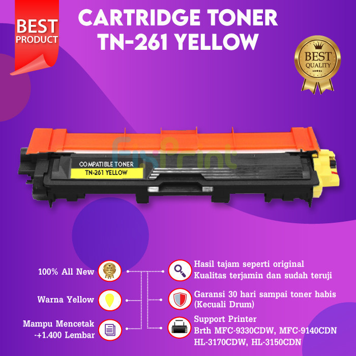 FixPrint Cartridge Toner Comp TN 261 TN261 Bro HL-3170CDW 3150CDN
