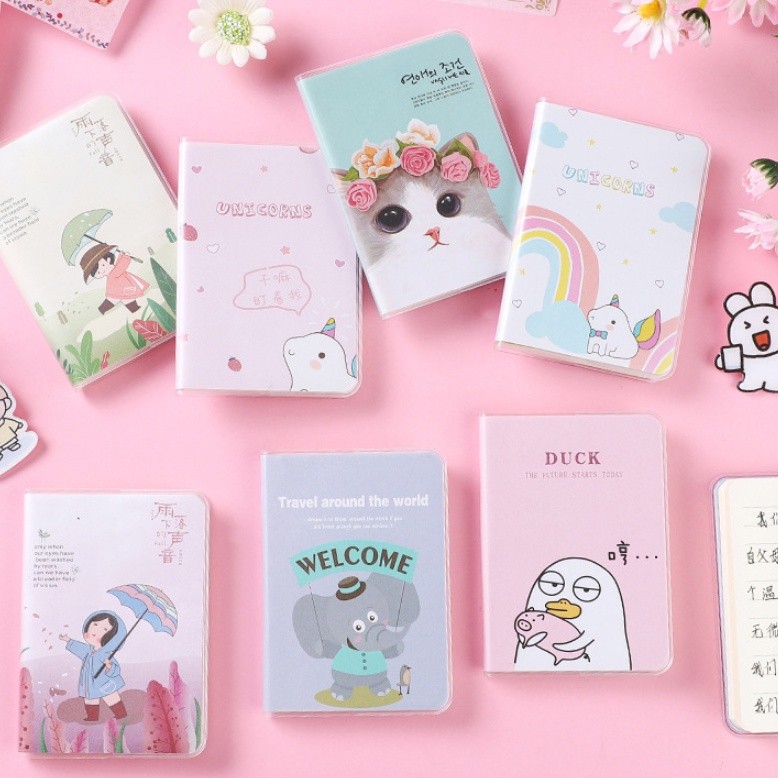 

❀SS❀ MINI BOOK A6/ BUKU CATATAN MINI MOTIF LUCU / BUKU TULIS KECIL A6 / BUKU AGENDA KECIL KAWAII SS