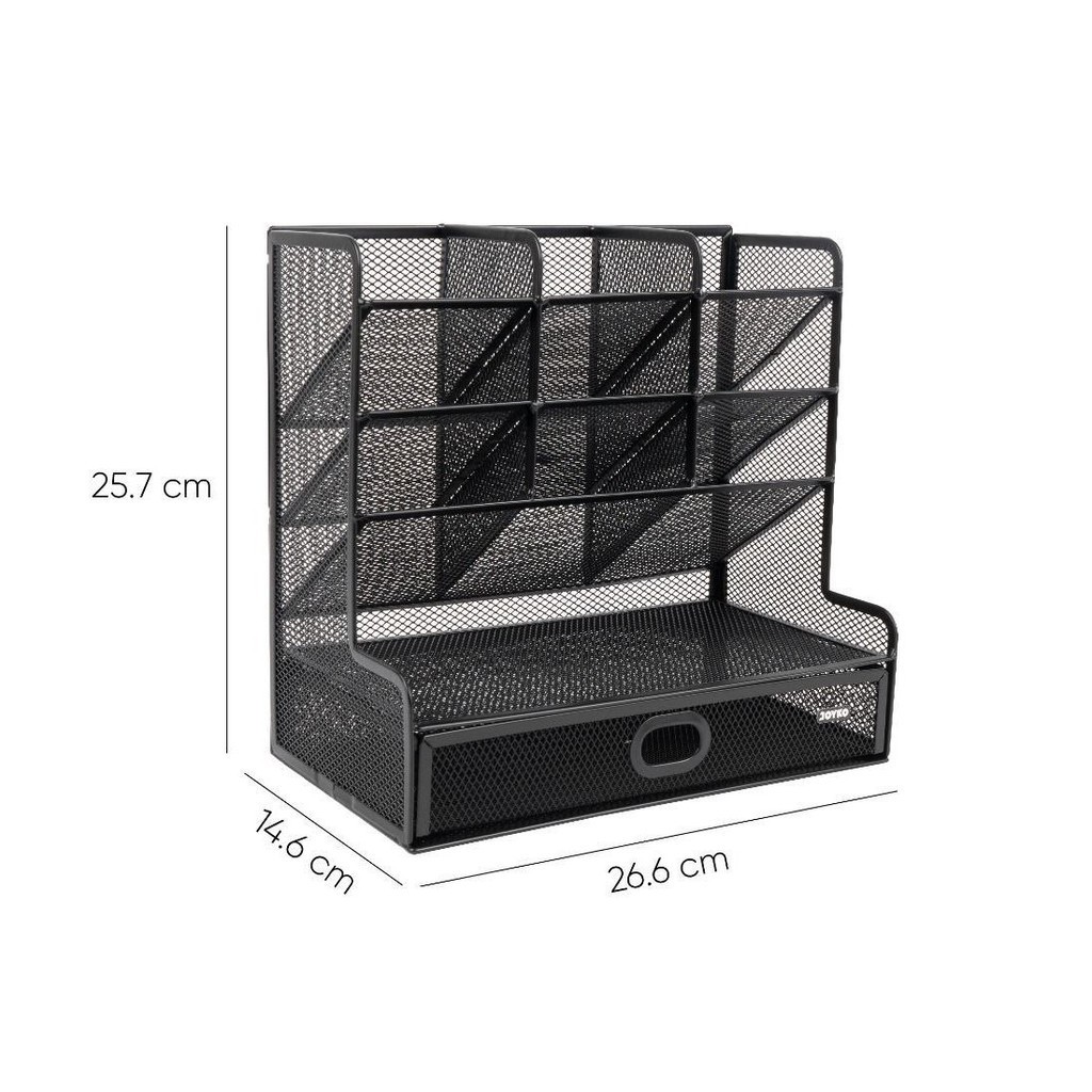 

Desk Set / Tempat Alat Tulis Organizer Meja Besi Jaring - Joyko DS-61 MURAH
