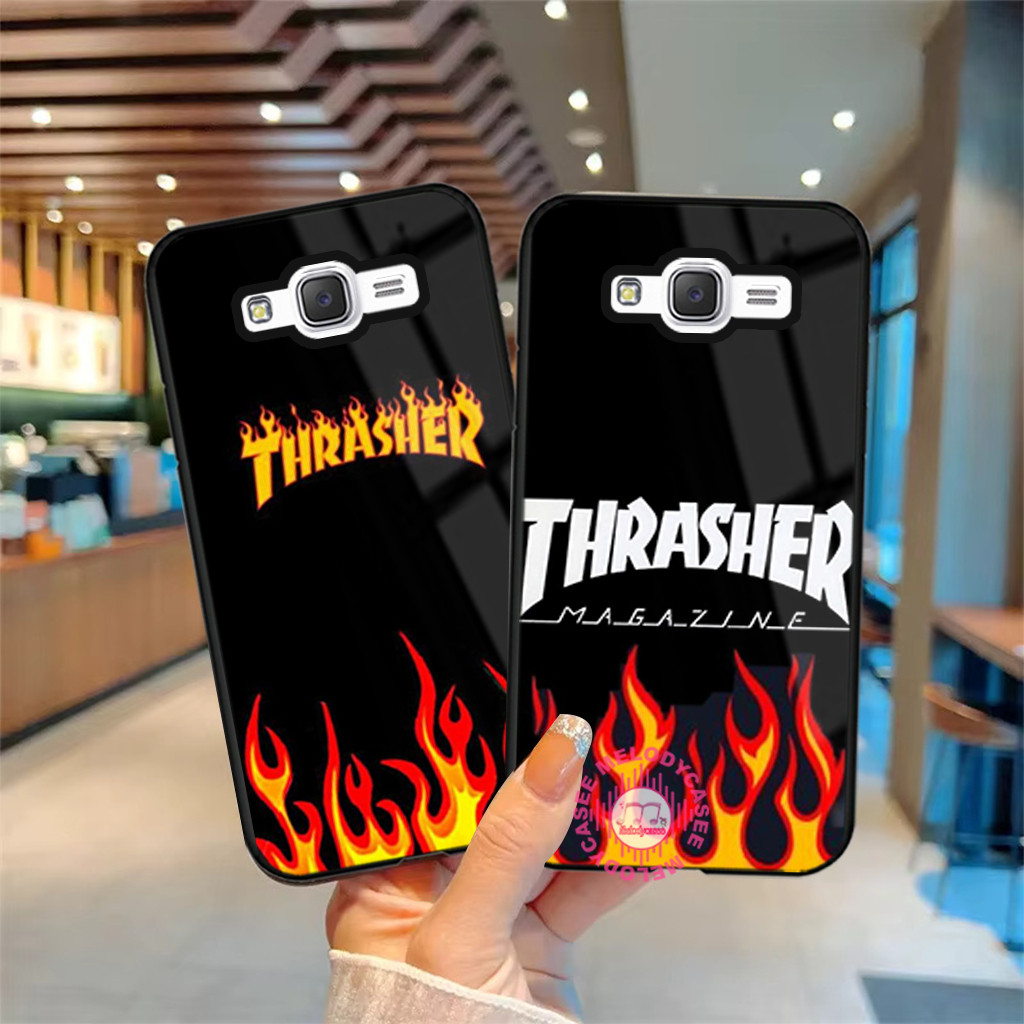 Samsung J7/ J7 2015 /J7 Core J1 Ace Hardcase 2d Glossy Motif Case Cowok Bahan Keras Pelindung Hp