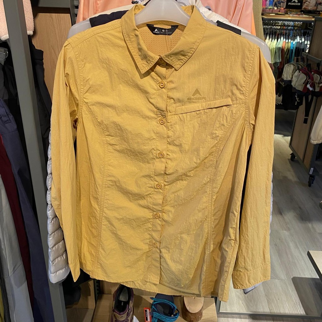 EIGER 1989 KEMEJA PENDEK WANITA WS GARNET LS SHIRT