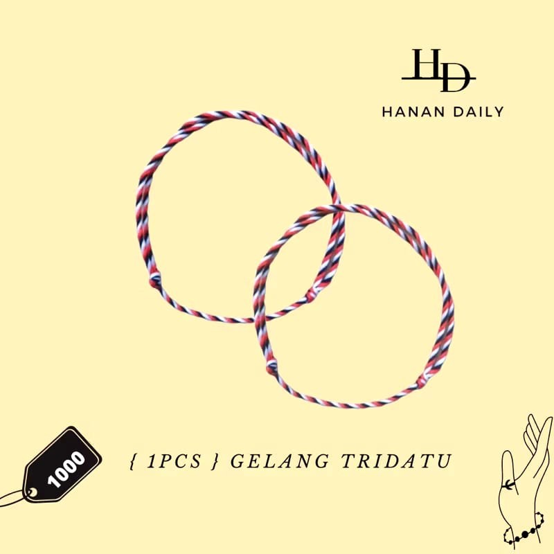 [RUMINAS] Gelang Tridatu Bali | Gelang Tridatu asli Bali