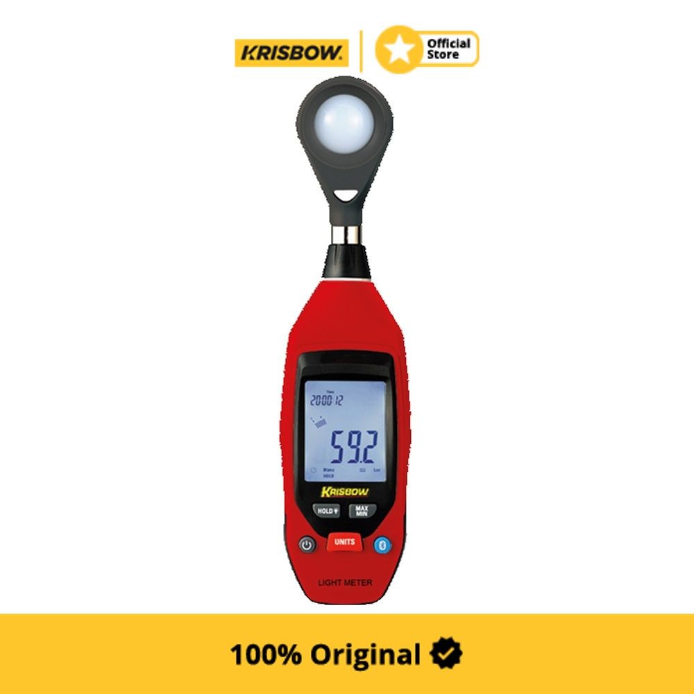 Krisbow Alat Ukur Light Meter Digital 40.000 Lux