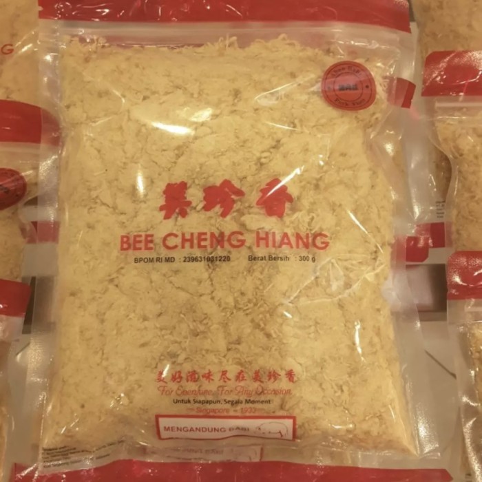 

TM BEE CHENG HIANG Original Pork/Chicken/Fish Floss 300 gr/Abon Babi Ayam - Chkn/Ayam 300gr