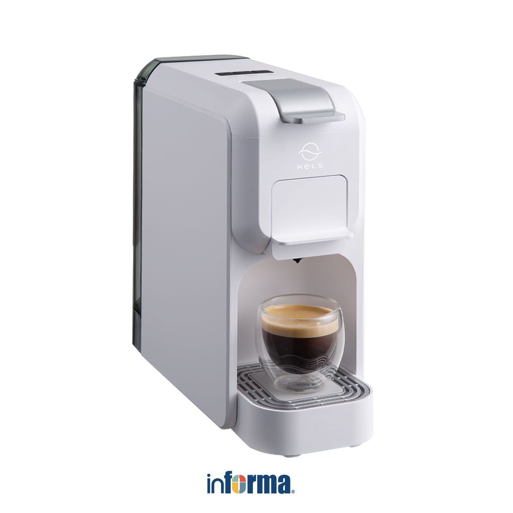 Informa Kels 800 ml Coffee Maker 3 In 1 - Putih Mesin Kopi Espresso Machine Alat Pembuat Minuman Kop