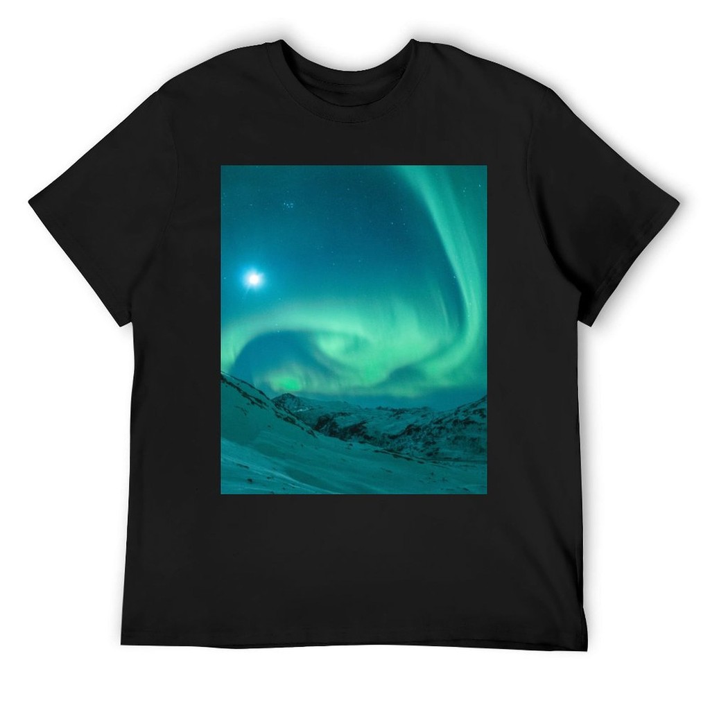 

Northern Lights In The Arctic T-Shirt customs design your own cheap stuff hippie clothes men tshirt