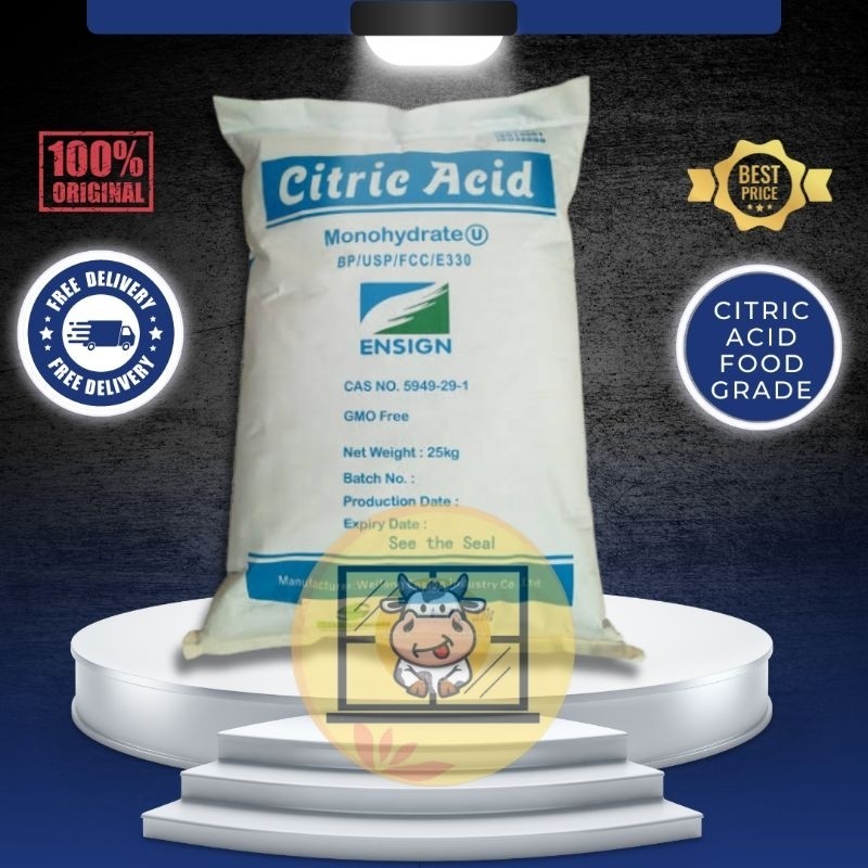 

Citric Acid - Asam Sitrat - Citrun - Sitrun - Asam Sitrun Repack 1kg