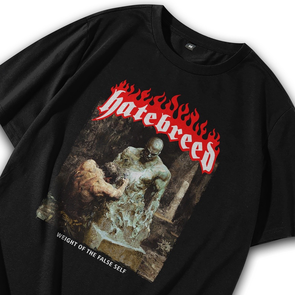 Kaos Band Metal / Kaos Band Vintage / Kaos Musik Oversize / Tshirt Band Hatebreed False / T shirt Ba