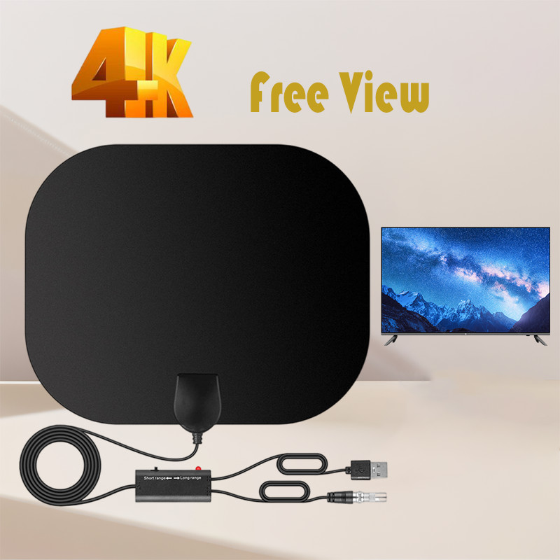 Indoor Portable Amplified Internal gital Terrestrial TV Antenna Iptv Dvtb2 Hdtv 4k For High-Range gi