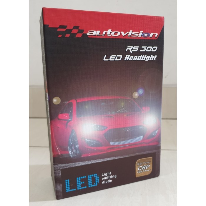 LED H4 RS300 3 Warna (6000k, 4300k,3000k)