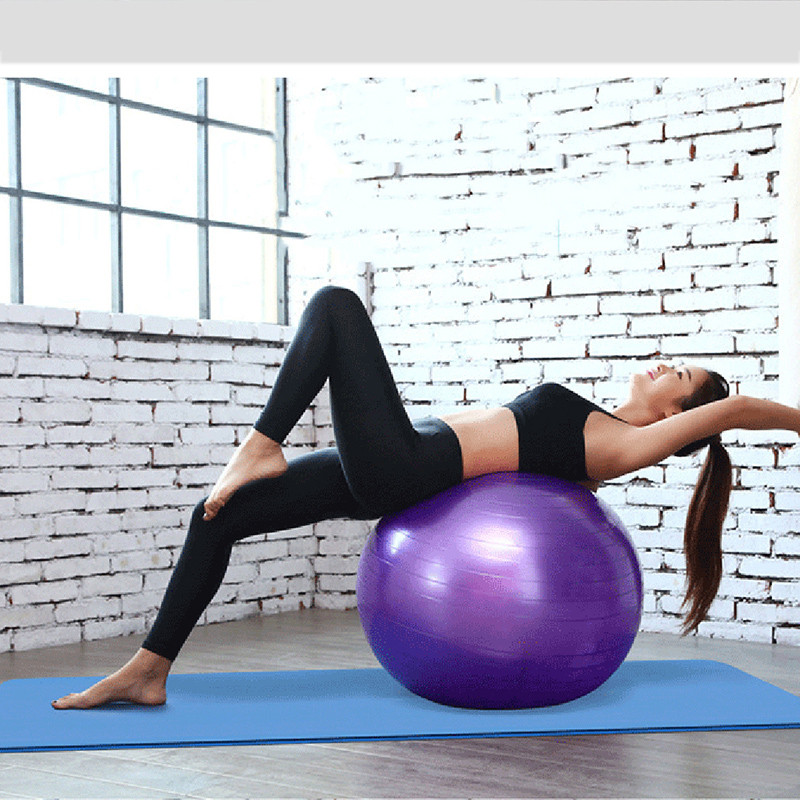 45cm Yoga Ball Fitness Balls Sports Pilates Birthing Fitball Exercise Training Workout Massage Ball 