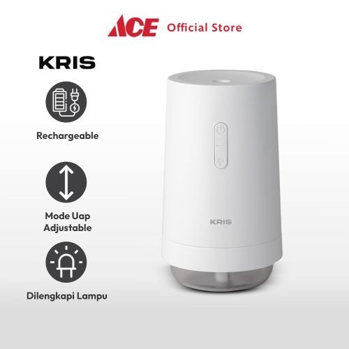 Kris Humidifier Rechargeable 2000Mah - Putih Alat Pengatur Kelembapan Udara Mesin Penyerap Kelembaba