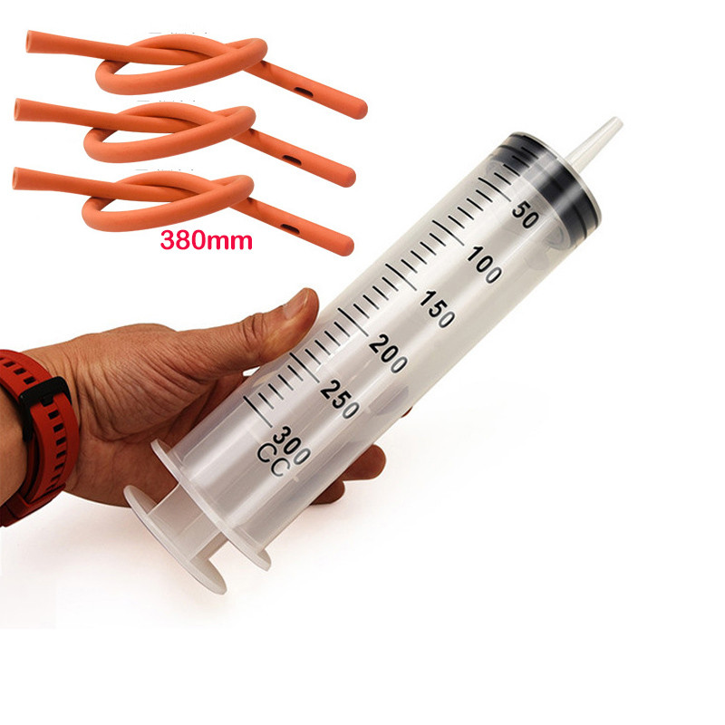 Silicone Bidet Syringe Anal Enema Sets Anal Syringe for Sausages Enema Lavativas Anales Douche Clean