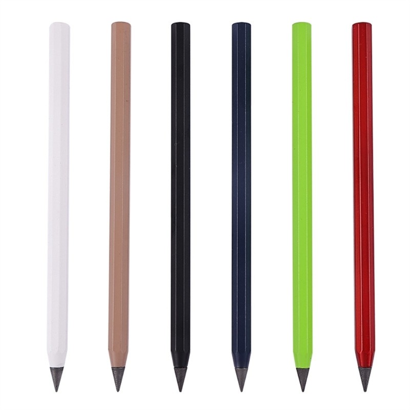 

Metal Inkless Pen Everlasting Pencil Aluminium Infinite Pencil No Pencil