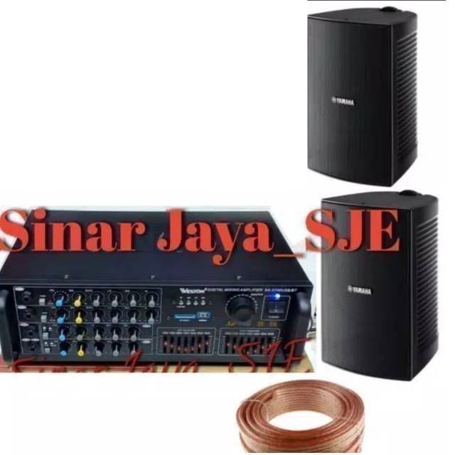 paket sound system Yamaha vs6 + amplifier bluetooth / Original Yamaha