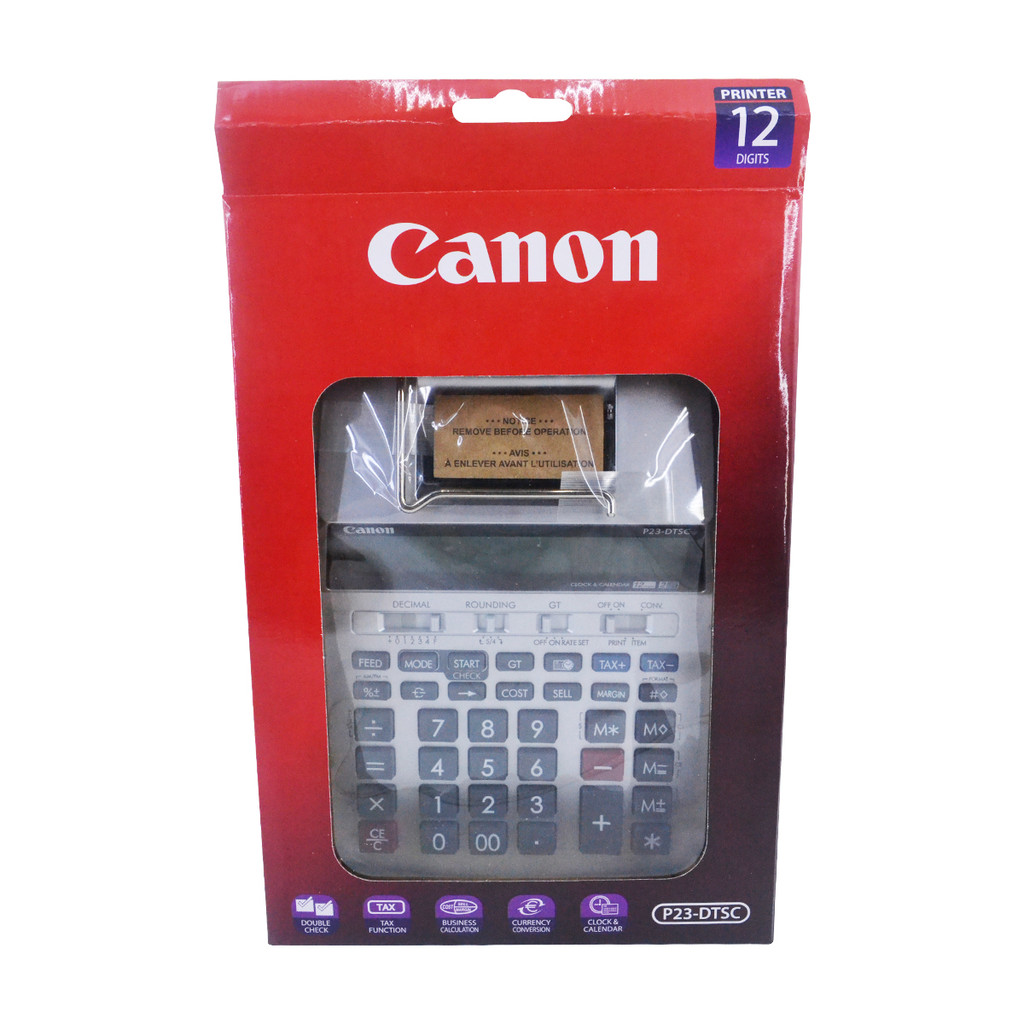 

Calculator Kalkulator Kasir CANON P23-DTSC Mini Printing