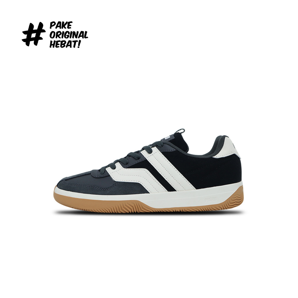 Piero Sepatu Sneakers DBR - Shadow/Black/Gum