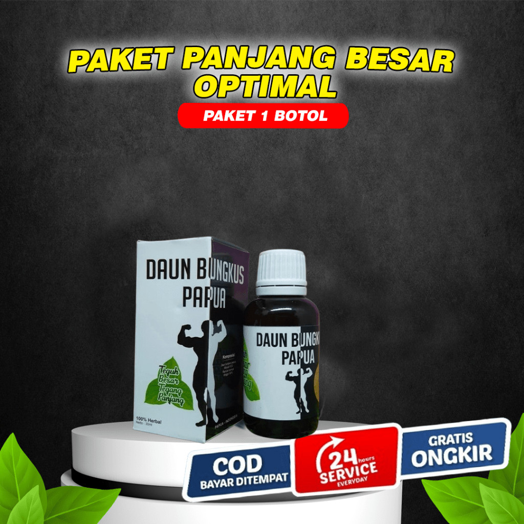 DAUN BUNGKUS Minyak Daun Tiga Jari 100% Original Asli Papua Sudah Tersertifikasi BPOM