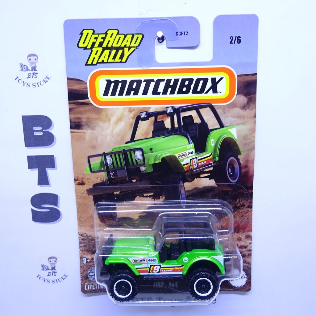 Matchbox Offroad Jeep 4x4 Hijau